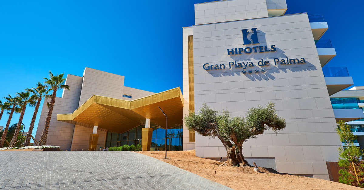 Een foto van de buitenkant van Hipotels Gran Playa de Palma