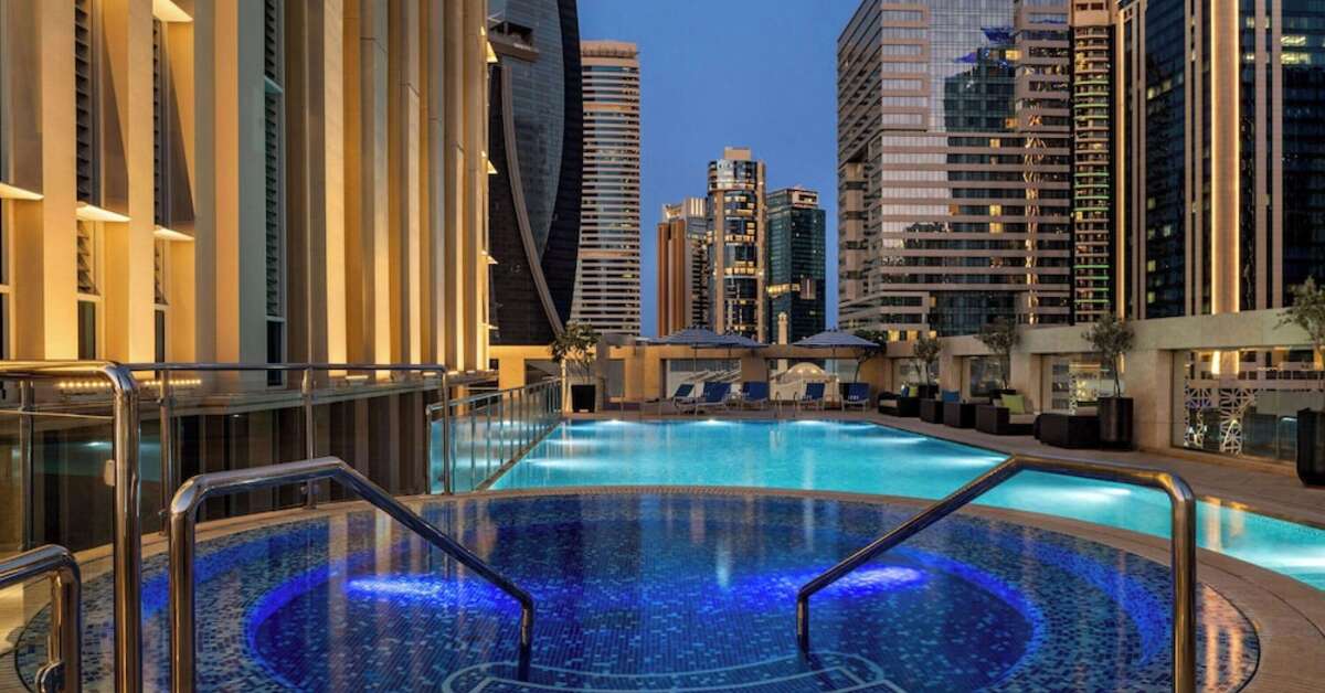Een foto van Wyndham Grand Doha West Bay Beach