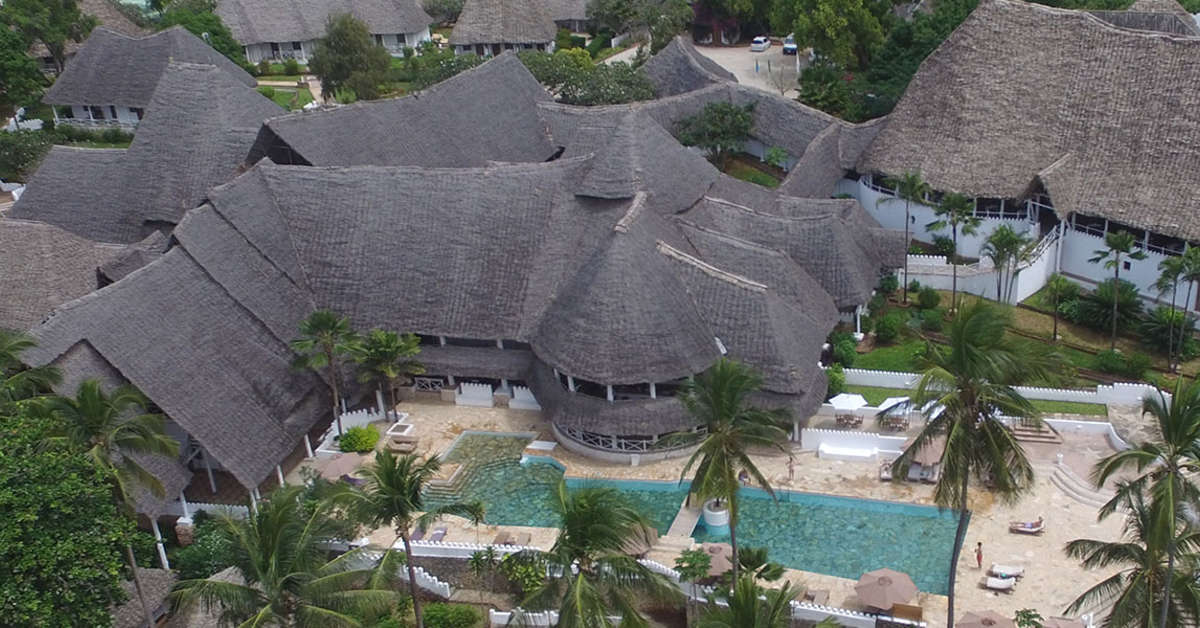 Een foto van een overzicht van Diamonds Mapenzi Beach