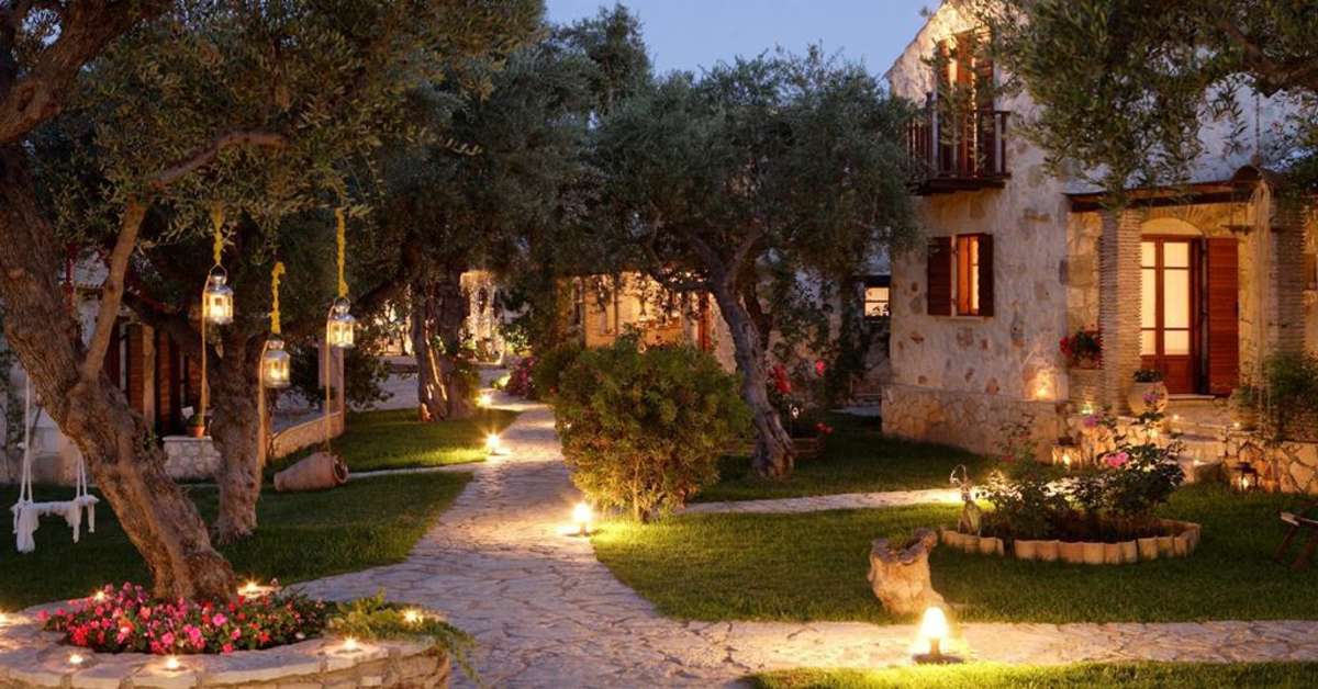 Een foto van de buitenkant van Paliokaliva Village