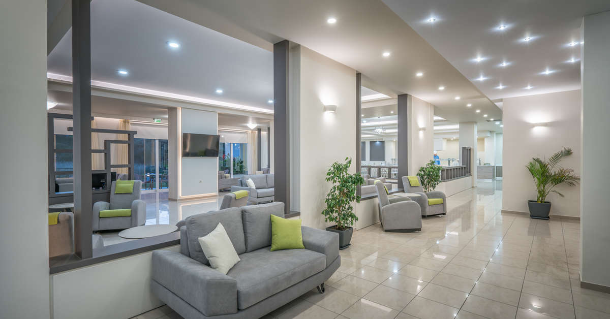 Een foto van het interieur van Park Hotel & Spa