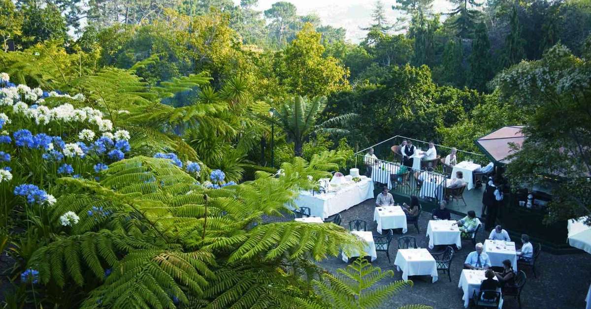 Een foto van het terras bij Quinta Do Monte Panoramic Gardens