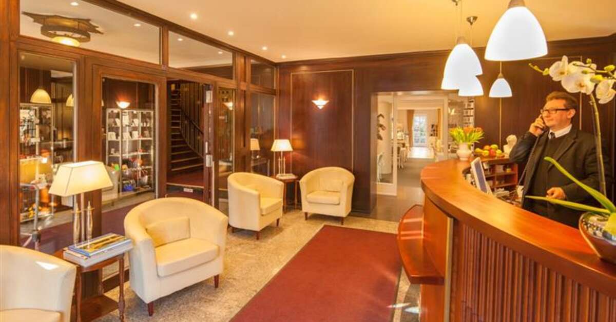 Een foto van het interieur van Hotel Brandies