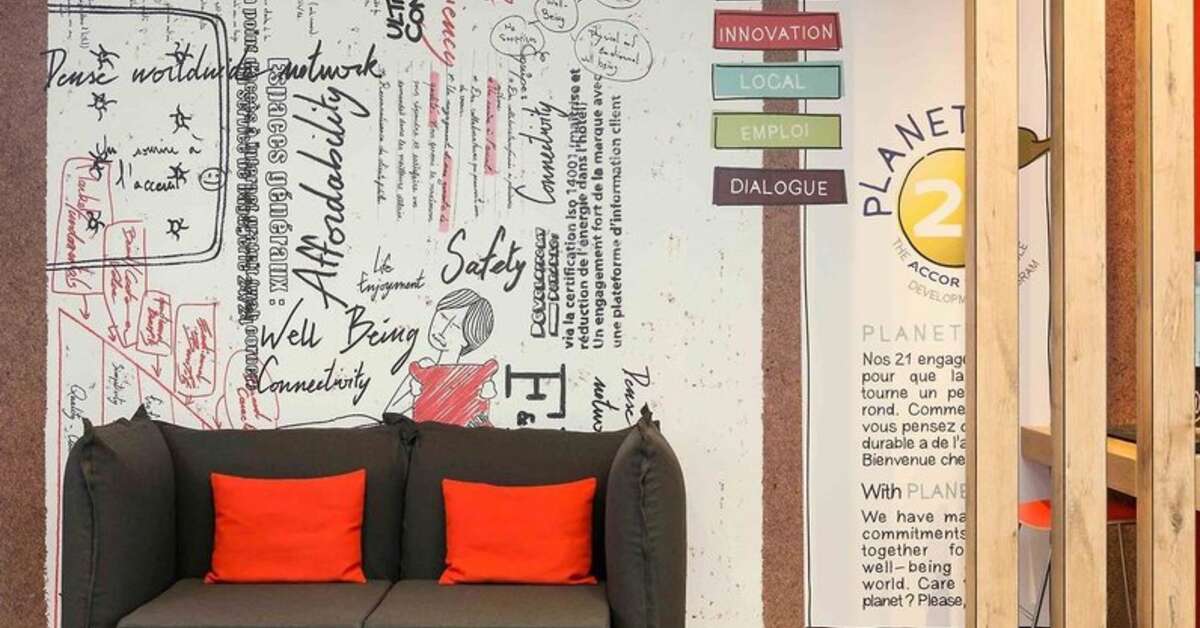 Een foto van het interieur van Ibis Daumesnil Porte Doree