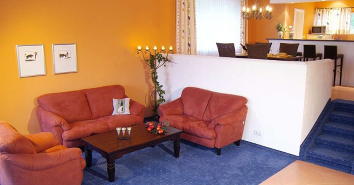 Een foto van het interieur van Ringhotel Roggenland
