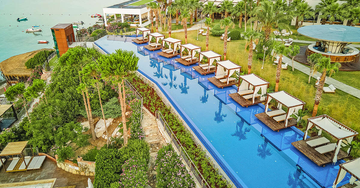 Een foto van het zwembad bij Laur Hotels Experience & Elegance