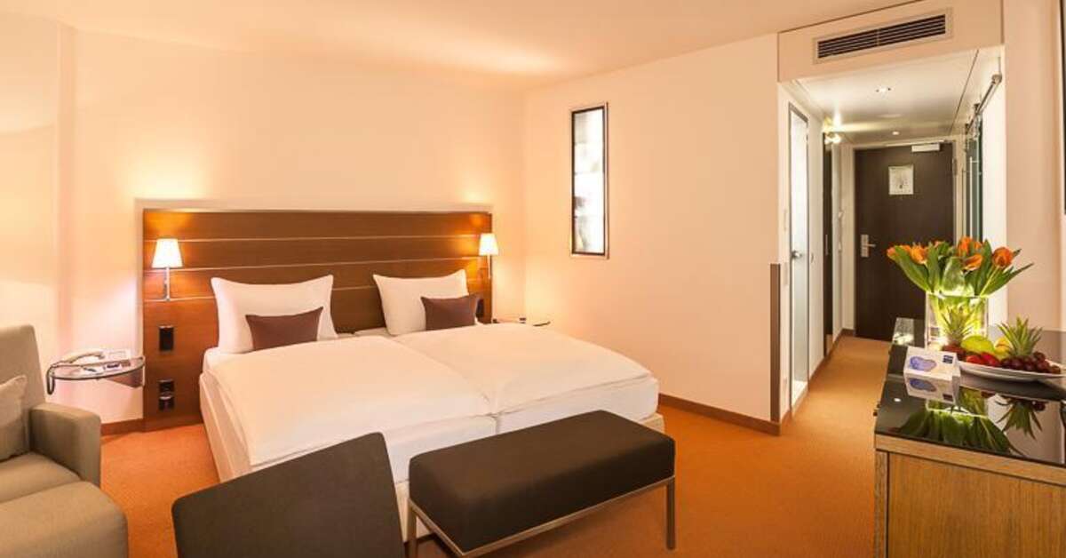 Een foto van een overzicht van Hotel Dorint An der Kongresshalle Augsburg