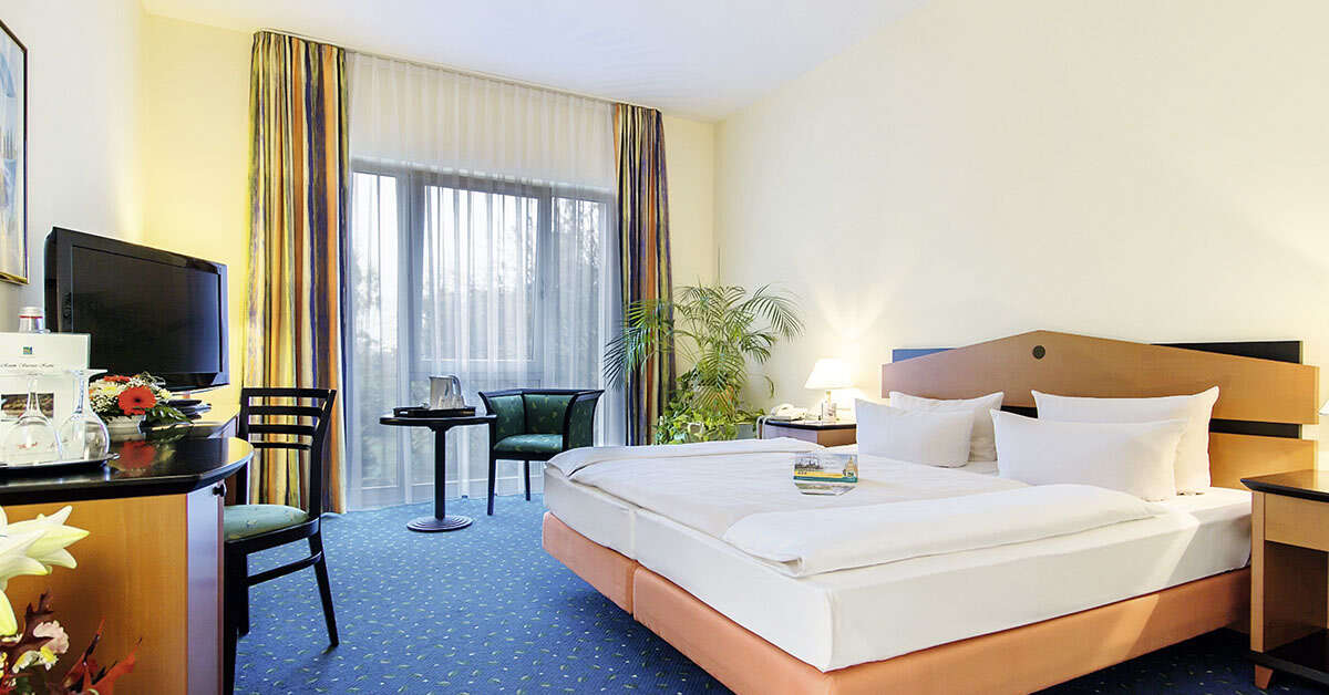 Een foto van een overzicht van mightyTwice Hotel Dresden