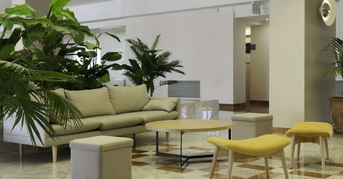 Een foto van het interieur van Alua Illa De Menorca