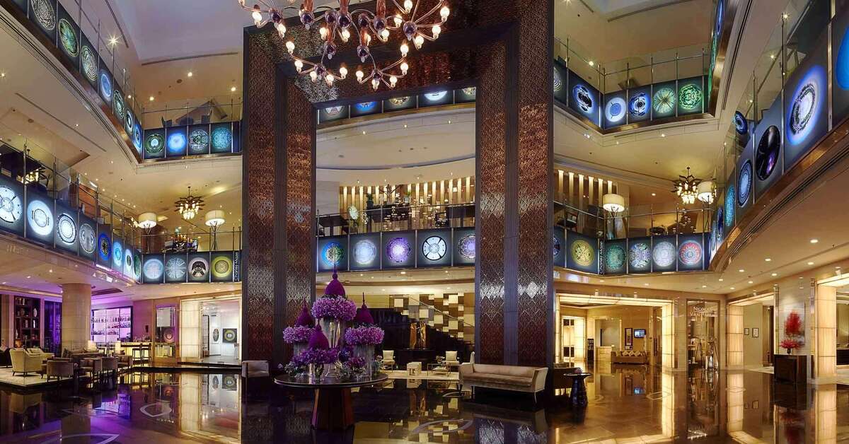 Een foto van het interieur van Sofitel Bangkok Sukhumvit