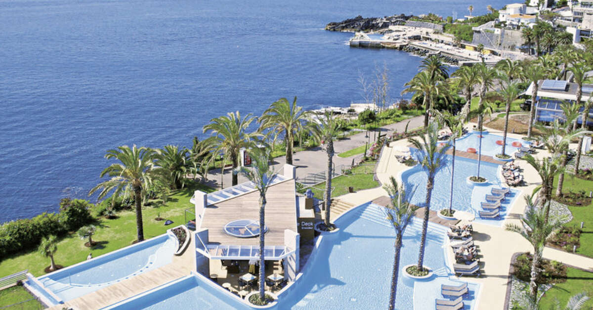Ein Foto vom Pool im Pestana Promenade