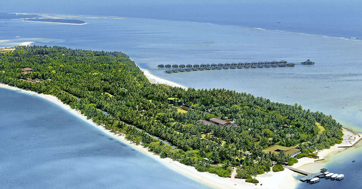 Een foto van de buitenkant van Villa Park Sun Island