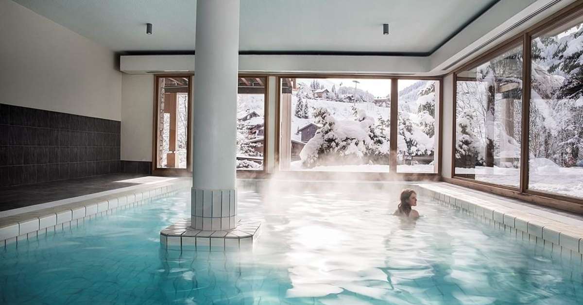Een foto van de faciliteiten bij Hotel Alpen Roc