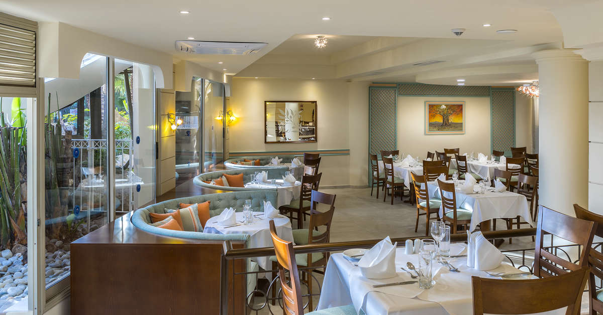 Een foto van de faciliteiten bij Aquamare Beach Hotel & Spa