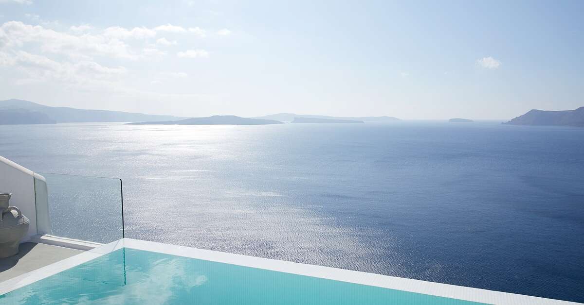 Ein Foto vom Pool im La Perla Villas & Suites