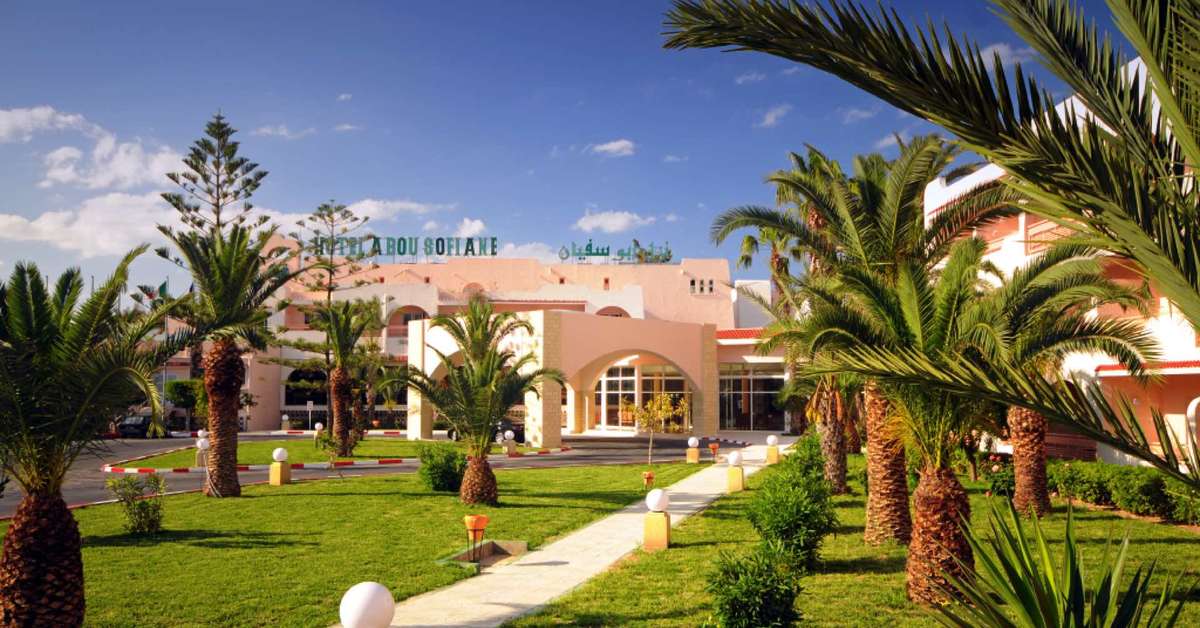 Een foto van het interieur van Le Soleil Abou Sofiane Hotel