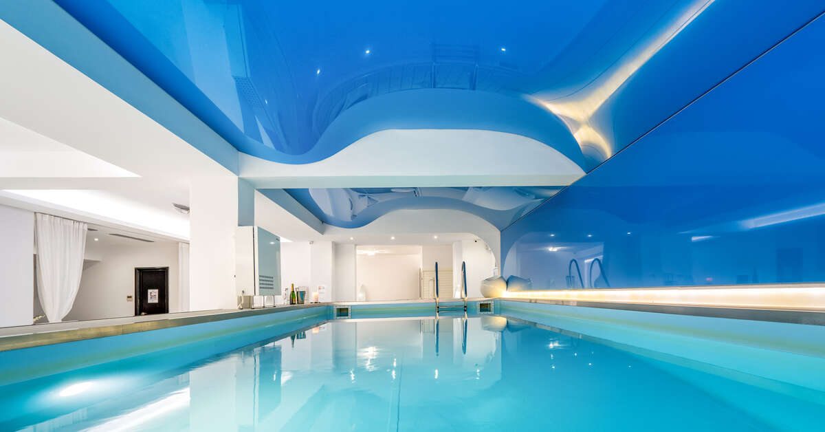Een foto van het zwembad bij Meandros Boutique & Spa