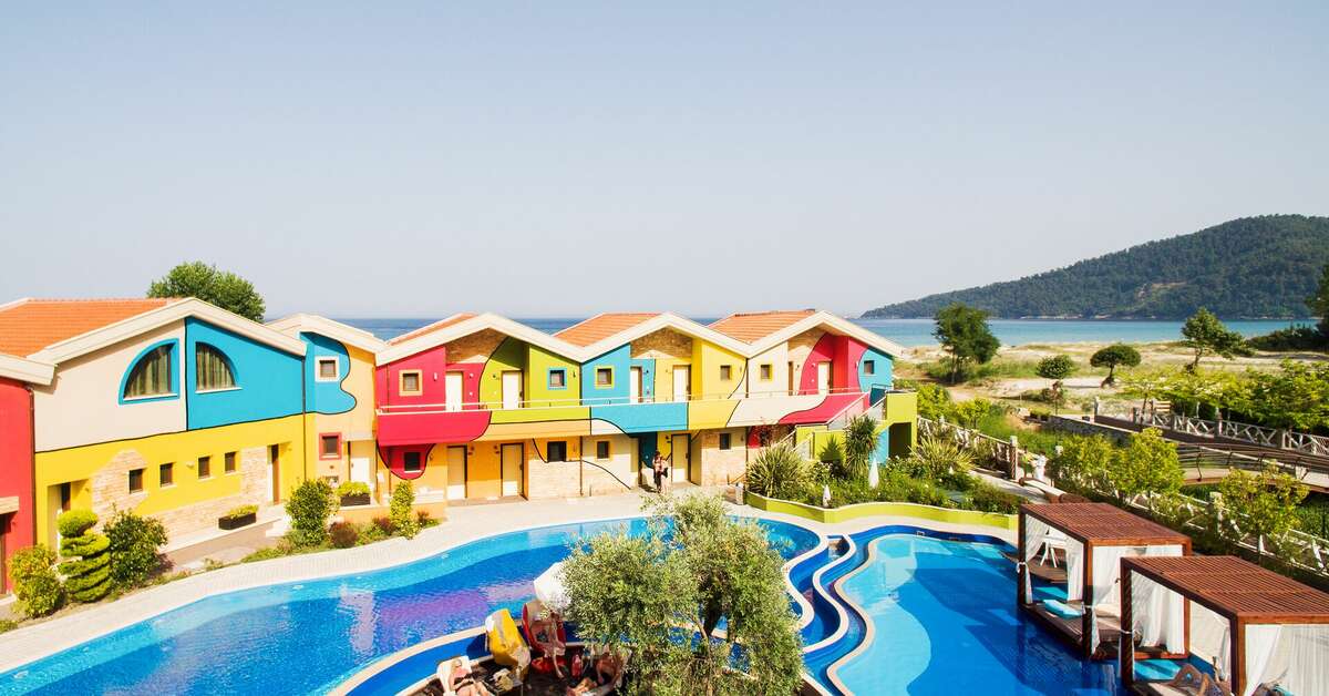 Ein Foto vom Pool im Alexandra Golden Boutique Hotel