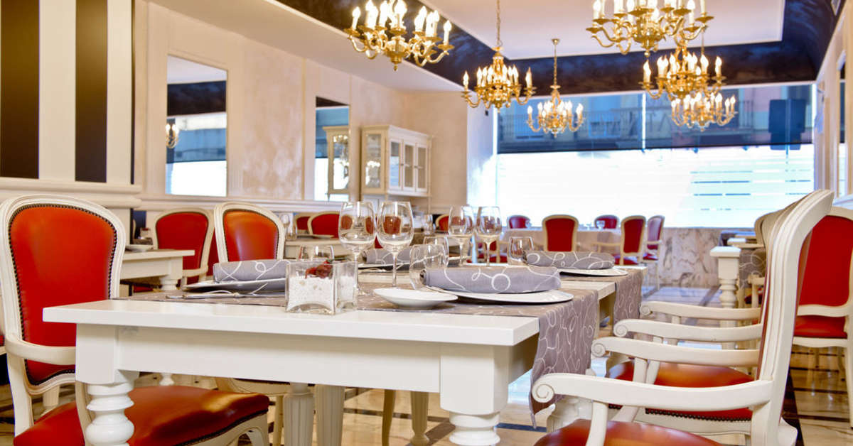 Ein Foto von den Einrichtungen im Salles Hotel Pere IV