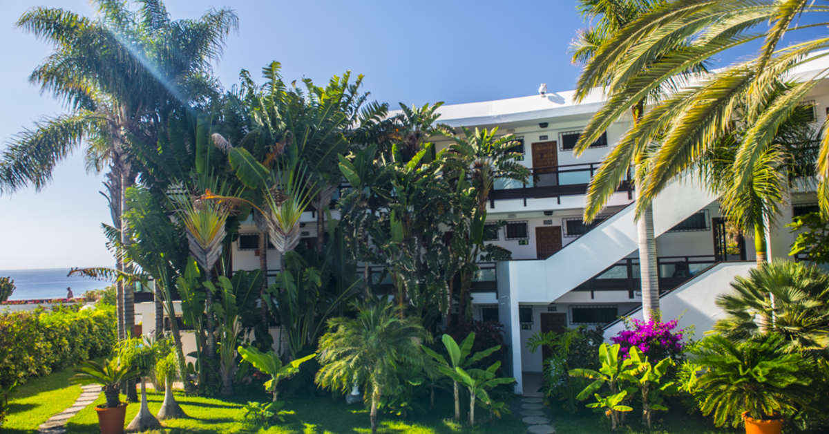 Een foto van het terras bij Appartementen Taboga