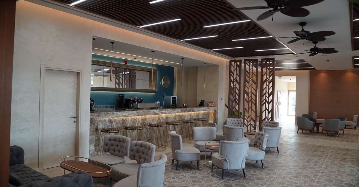 Een foto van de faciliteiten bij Almyros Beach Hotel