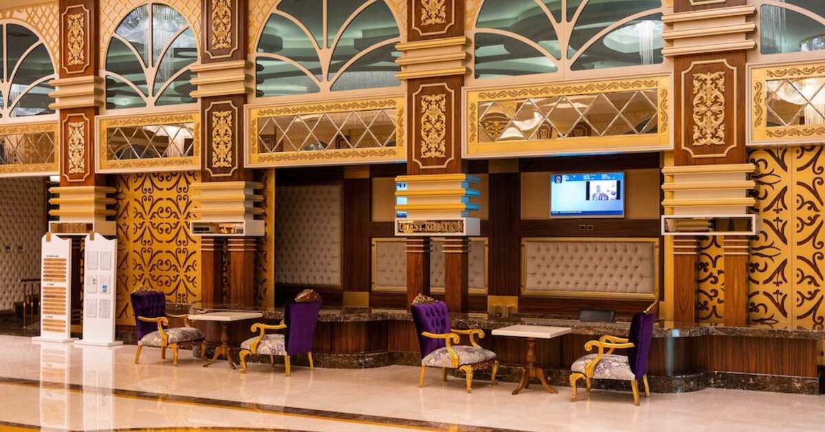 Een foto van het interieur van Hotel Oz Side Premium