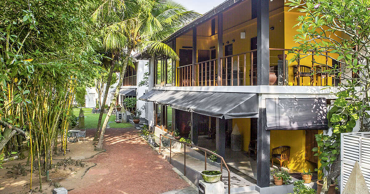 Een foto van de buitenkant van Royal Palms Beach Resort