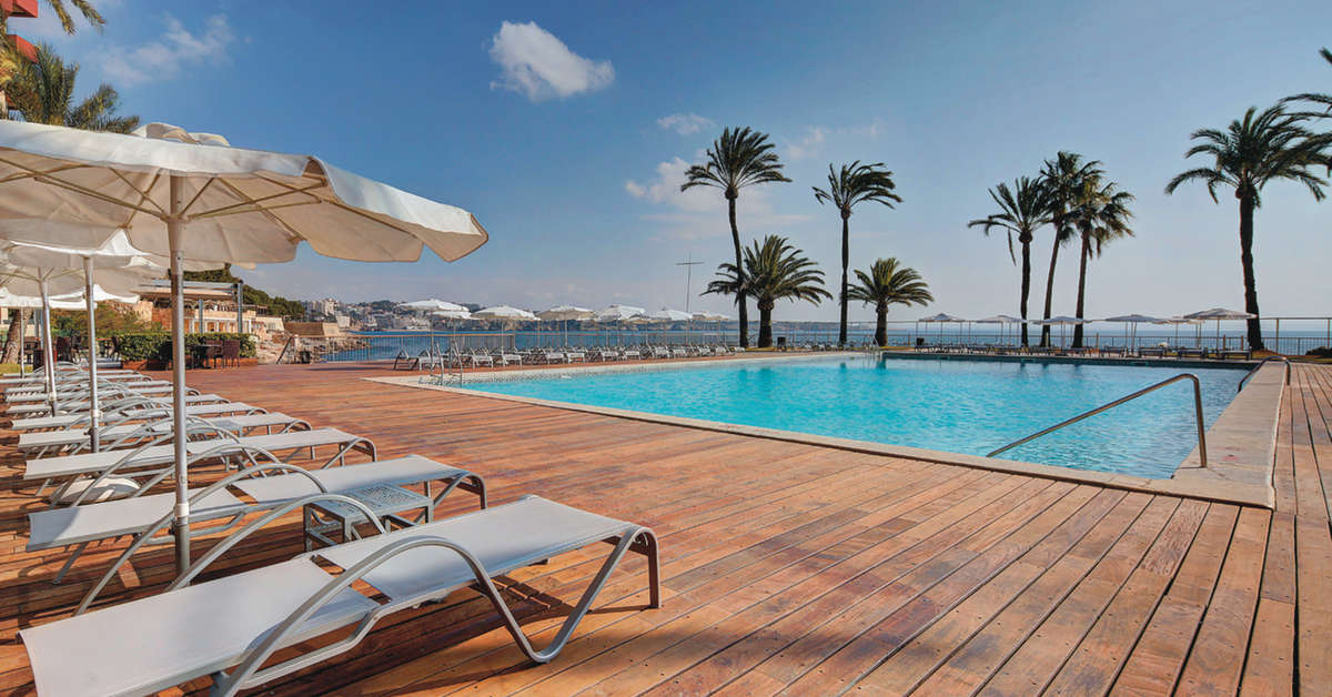Een foto van het zwembad bij Palace Bonanza Playa & Spa