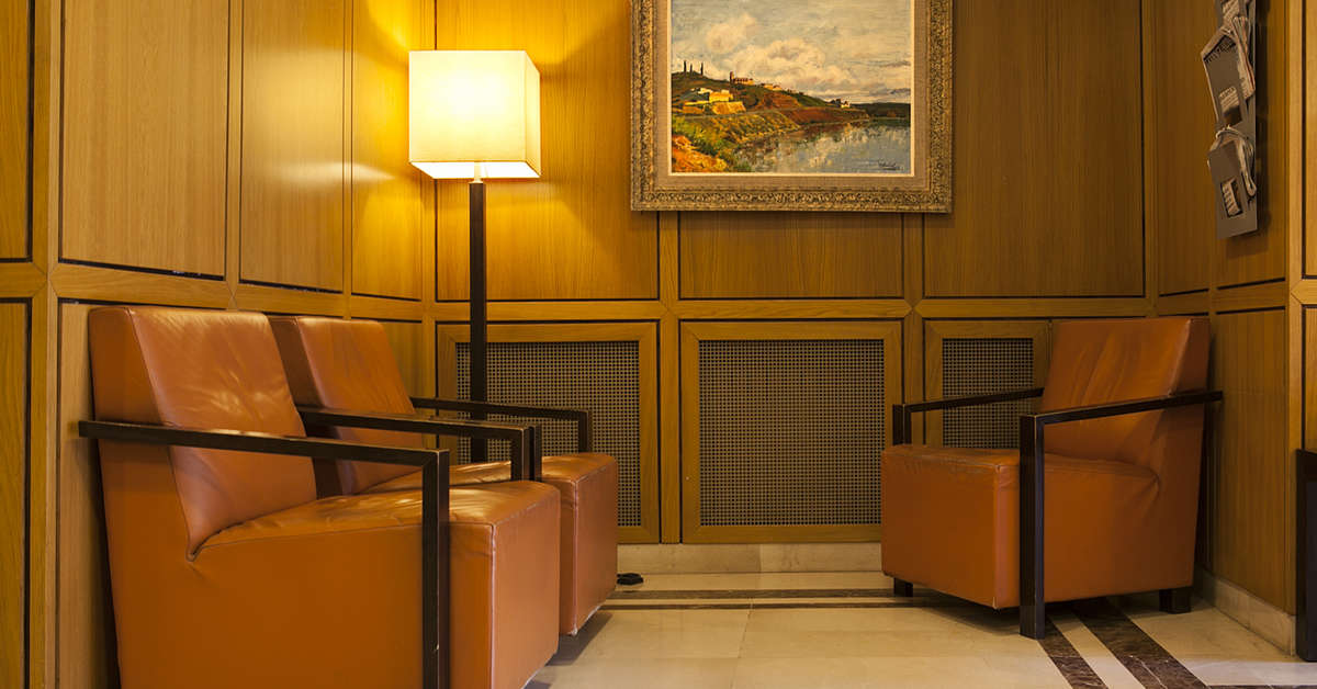 Ein Foto vom Innenbereich im Hotel Via Augusta