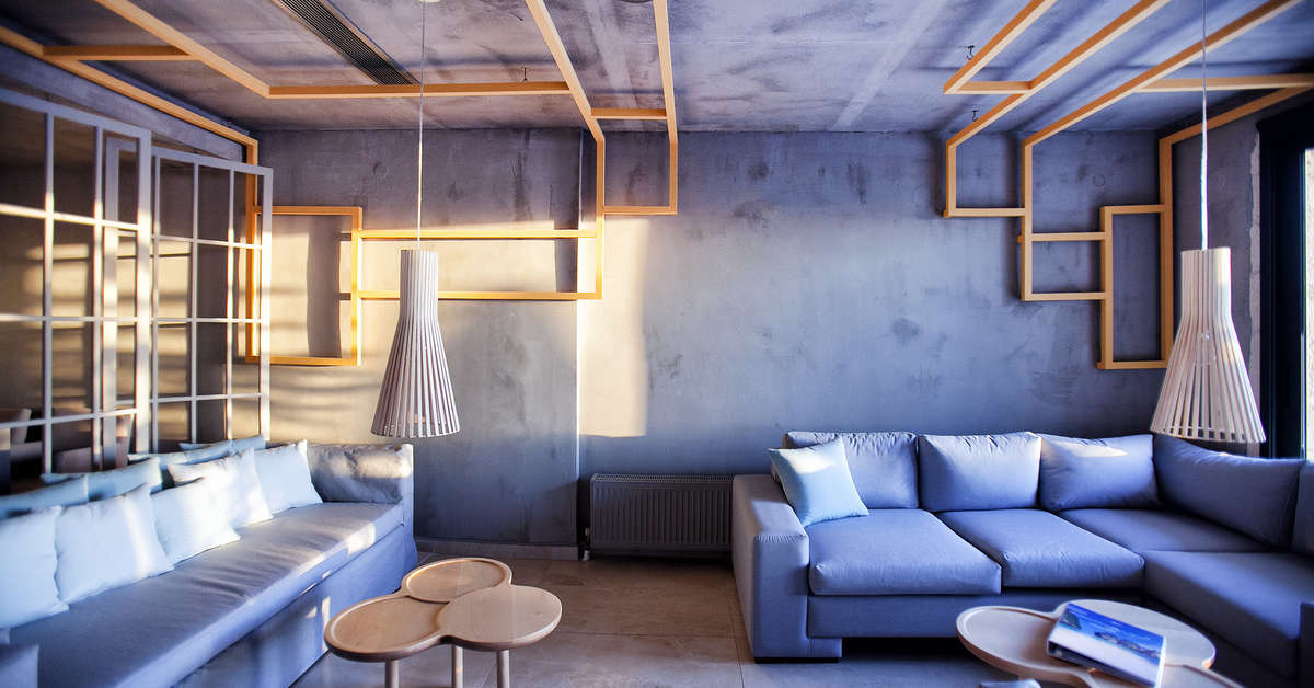 Een foto van het interieur van Rigas Boutique Hotel