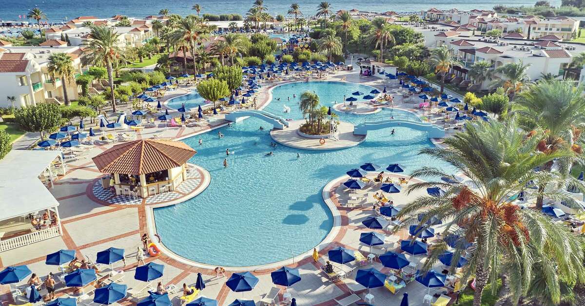 Een foto van het zwembad bij Lindos Princess Beach Hotel