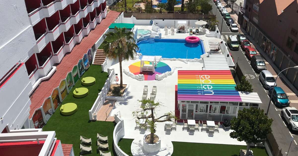 Een foto van de buitenkant van Hotel Ritual Maspalomas