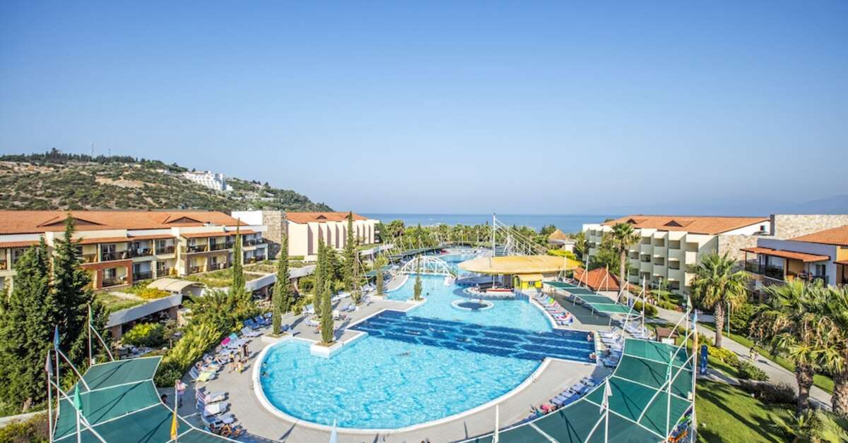 Een foto van het zwembad bij Aqua Fantasy Aquapark Hotel & Spa