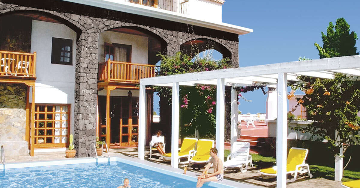 Een foto van een overzicht van Hotel La Palma Romantica