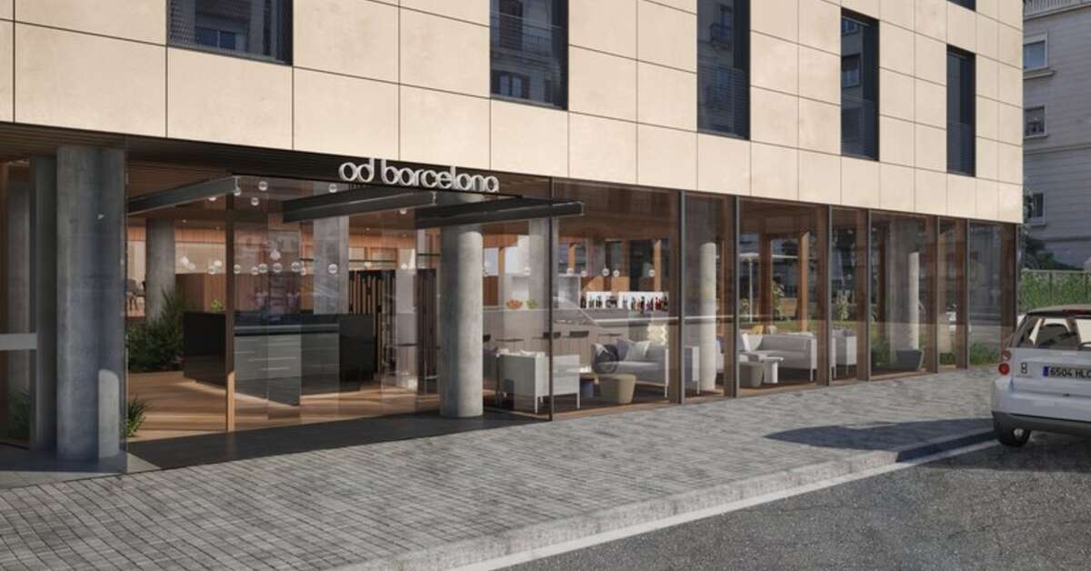Een foto van de buitenkant van Ocean Drive Barcelona