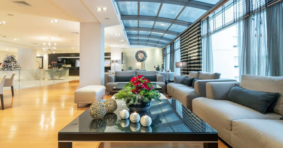 Een foto van het interieur van Galaxy Iraklio Hotel