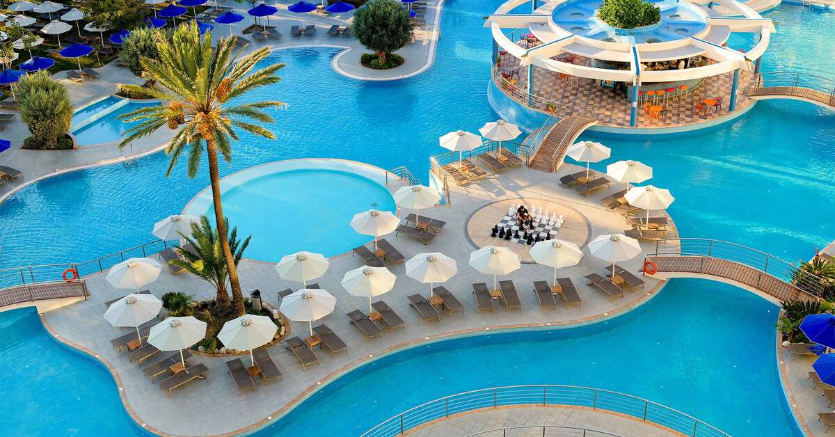 Een foto van het zwembad bij Atrium Platinum Luxury Resort Hotel & Spa