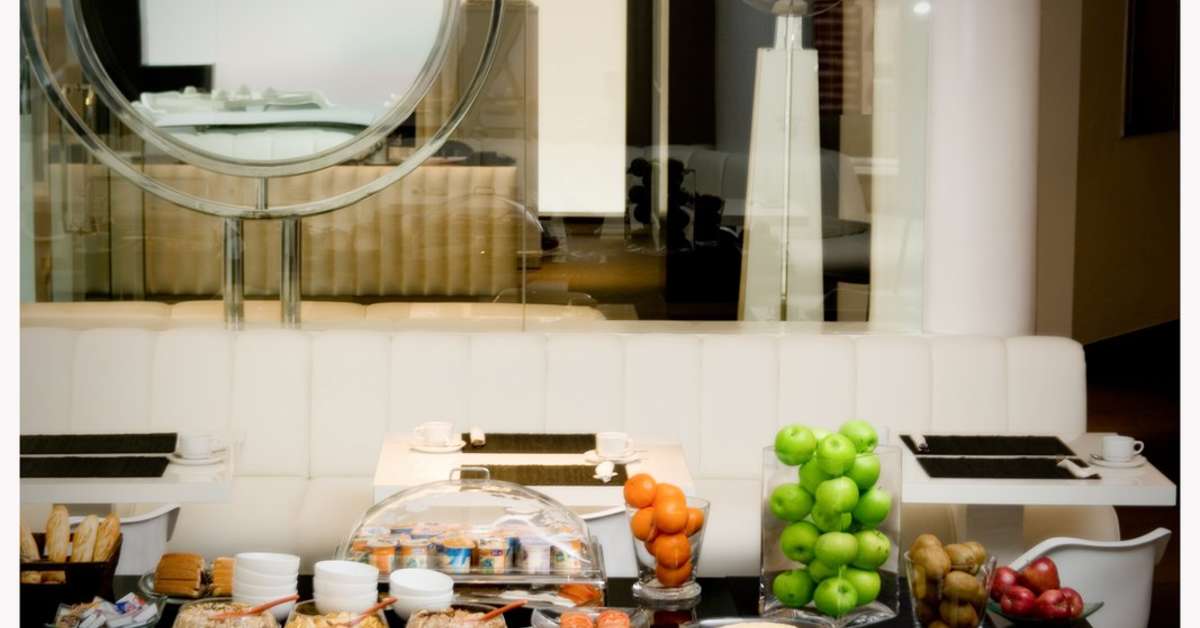 Een foto van het interieur van Hotel Mariposa