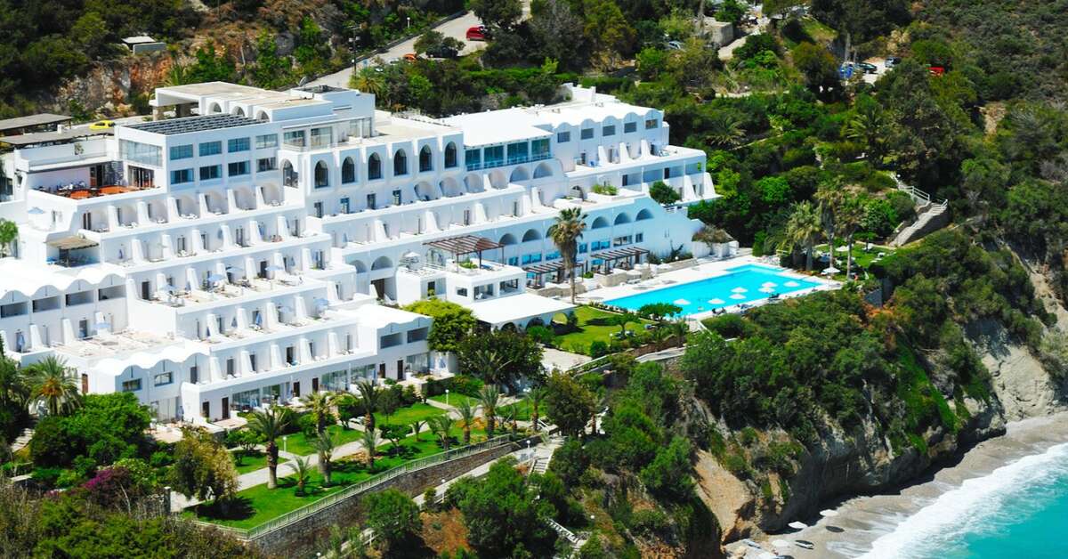 Ein Foto von einer Übersicht des Istron Bay Hotel