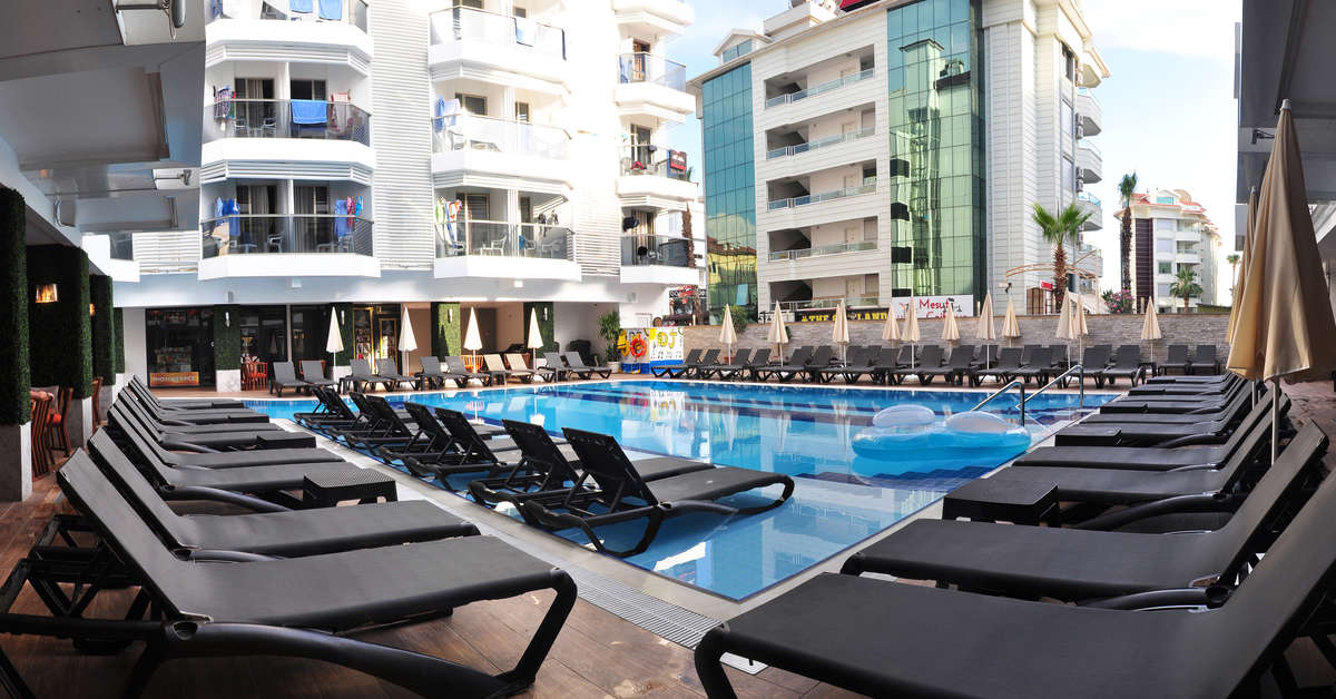 Ein Foto vom Pool im Oba Star Hotel & Spa