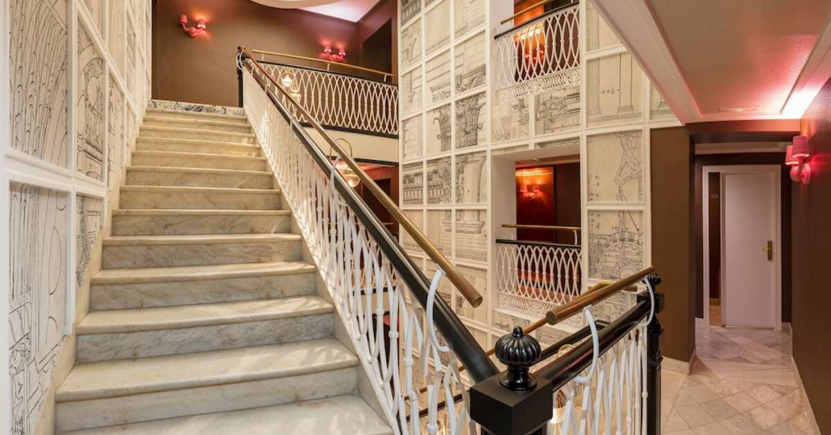 Een foto van het interieur van SH Ingles Boutique Hotel