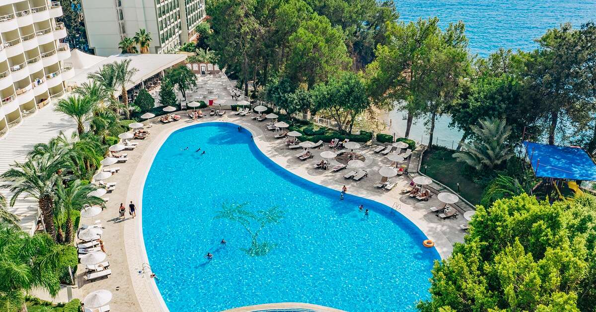 Een foto van het zwembad bij Utopia Beach Club