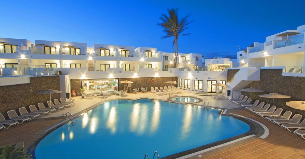 Ein Foto vom Pool im Aqua Suites