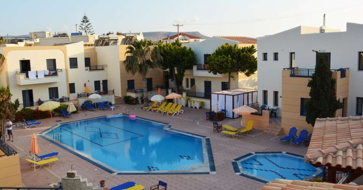 Een foto van het zwembad bij Blue Aegean Hotel & Suites