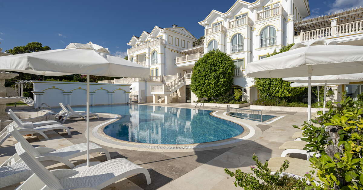 Een foto van het zwembad bij Sunland Resort Hotel Beldibi