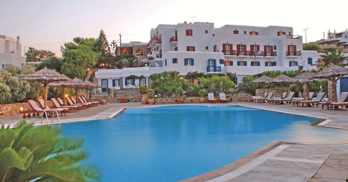 Een foto van het zwembad bij Hotel Kamari Beach