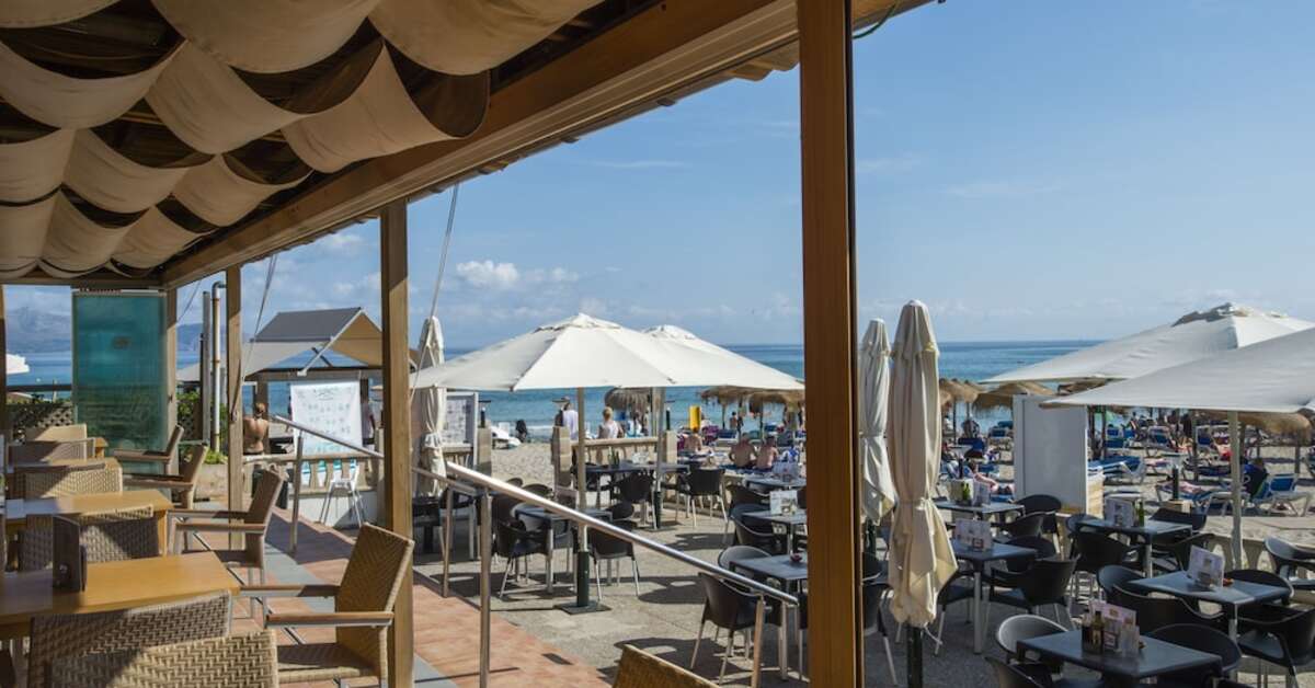 Een foto van het terras bij Hotel Son Baulo
