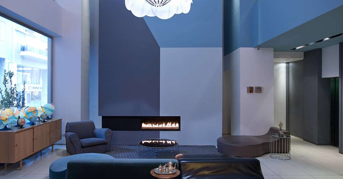 Een foto van het interieur van Fresh Hotel