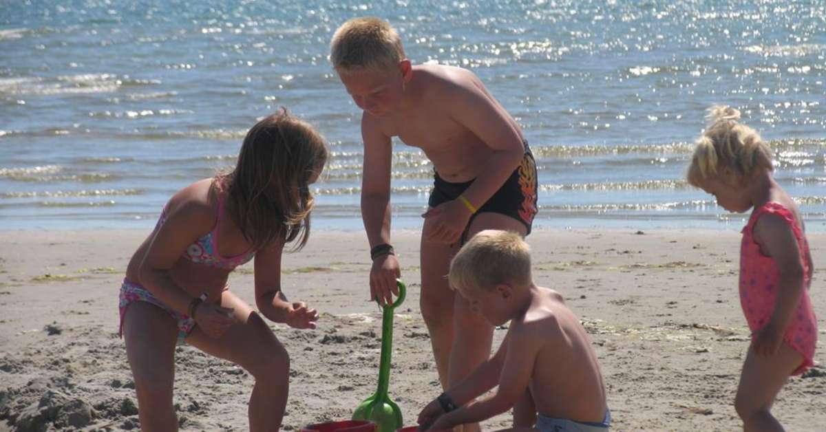 Een foto van het strand bij Vakantiepark Oster Hurup
