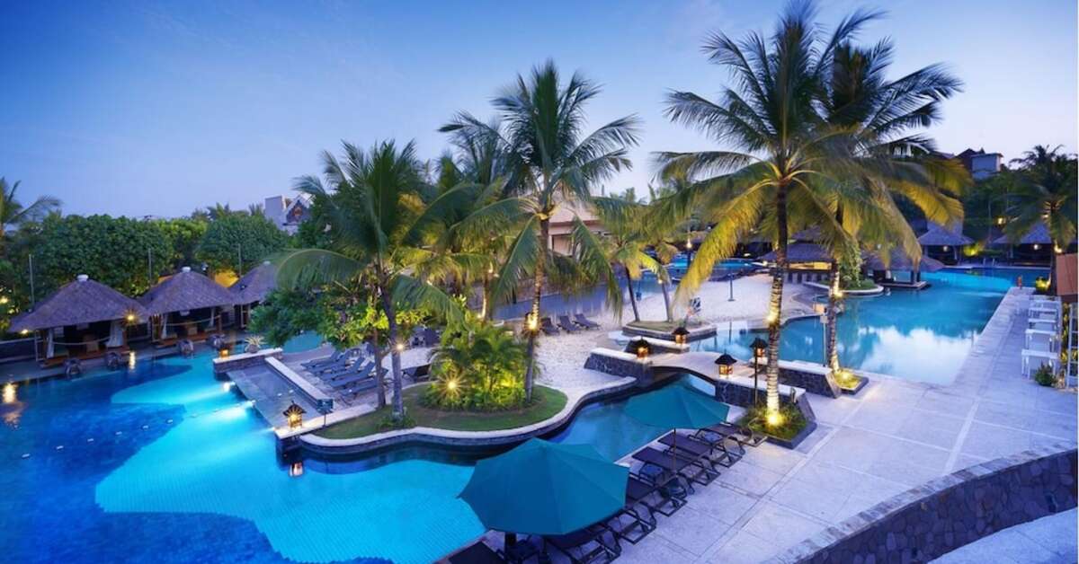 Een foto van het zwembad bij Hard Rock Hotel Bali